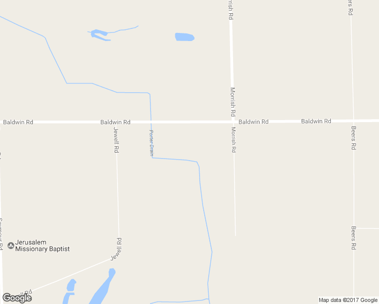 map of restaurants, bars, coffee shops, grocery stores, and more near 8109 Baldwin Road in Swartz Creek