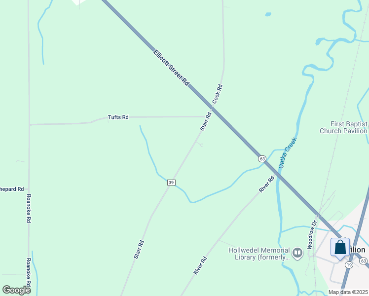 map of restaurants, bars, coffee shops, grocery stores, and more near 10980 Starr Road in Wyoming