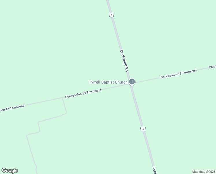 map of restaurants, bars, coffee shops, grocery stores, and more near 903 Concession 13 Townsend in Simcoe