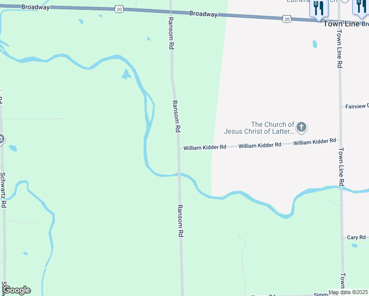 map of restaurants, bars, coffee shops, grocery stores, and more near 5 William Kidder Road in Lancaster