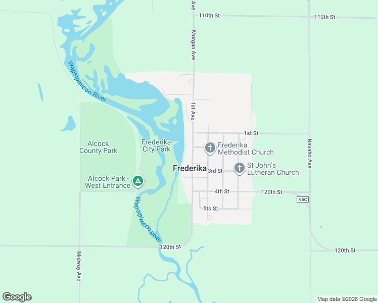 map of restaurants, bars, coffee shops, grocery stores, and more near 200 1st St NE in Waverly