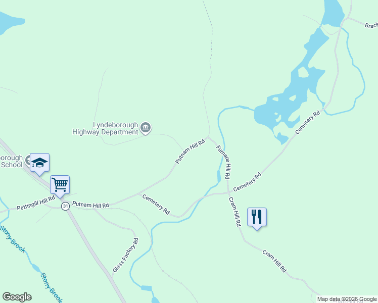 map of restaurants, bars, coffee shops, grocery stores, and more near 9 Locust Lane in Lyndeborough