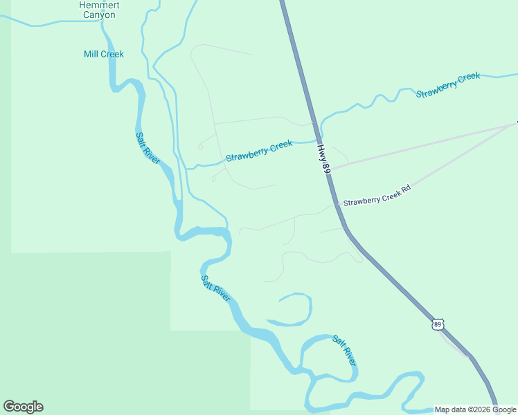 map of restaurants, bars, coffee shops, grocery stores, and more near Strawberry Creek Road in Thayne