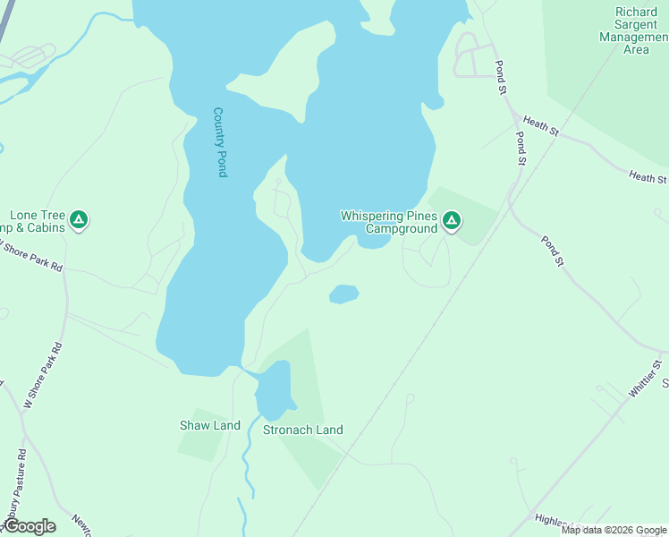 map of restaurants, bars, coffee shops, grocery stores, and more near 9 Ridge Road in Newton