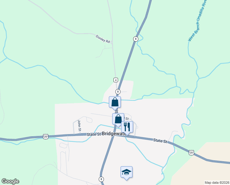 map of restaurants, bars, coffee shops, grocery stores, and more near 425 Mapledale Road in Cassville