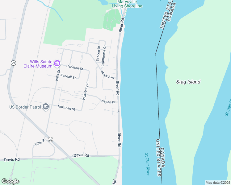 map of restaurants, bars, coffee shops, grocery stores, and more near 2516 River Road in Marysville