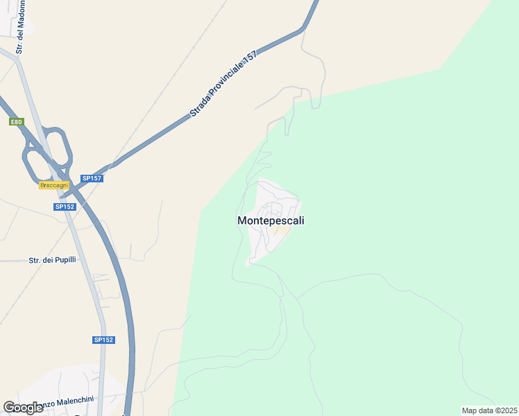 map of restaurants, bars, coffee shops, grocery stores, and more near in Montepescali