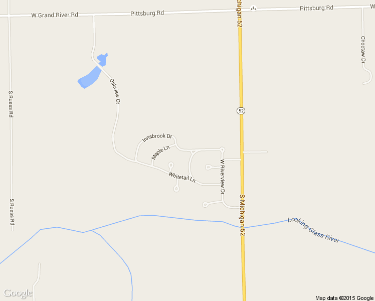 map of restaurants, bars, coffee shops, grocery stores, and more near 3155 Innsbrook Drive in Owosso