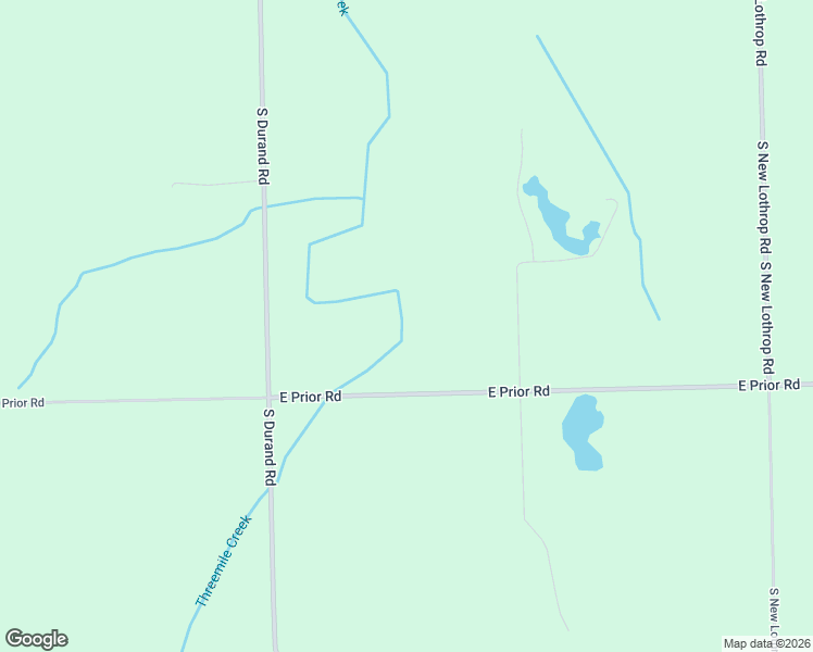 map of restaurants, bars, coffee shops, grocery stores, and more near 9123-9501 East Prior Road in Durand