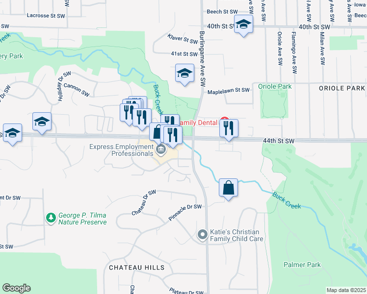 map of restaurants, bars, coffee shops, grocery stores, and more near in Wyoming