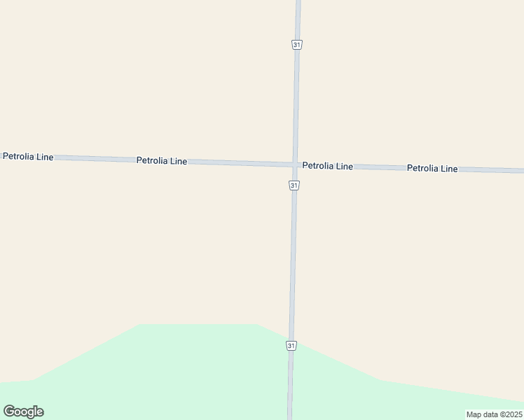 map of restaurants, bars, coffee shops, grocery stores, and more near 1469 Petrolia Line in Corunna