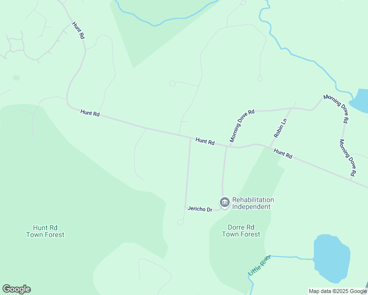 map of restaurants, bars, coffee shops, grocery stores, and more near 40 Jericho Drive in Kingston