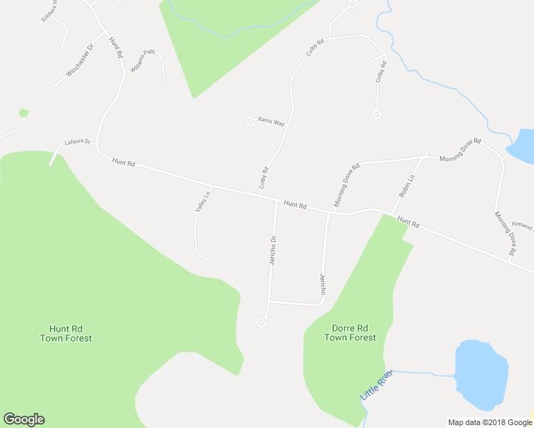 map of restaurants, bars, coffee shops, grocery stores, and more near 40 Jericho Drive in Kingston