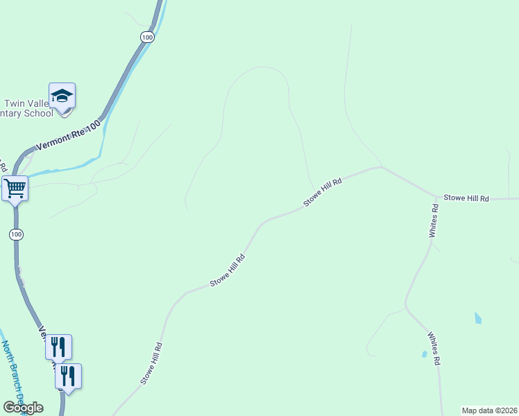 map of restaurants, bars, coffee shops, grocery stores, and more near 238 Stowe Hill Road in Wilmington