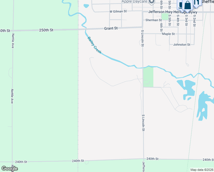 map of restaurants, bars, coffee shops, grocery stores, and more near 431 Brickyard Road in Sheffield