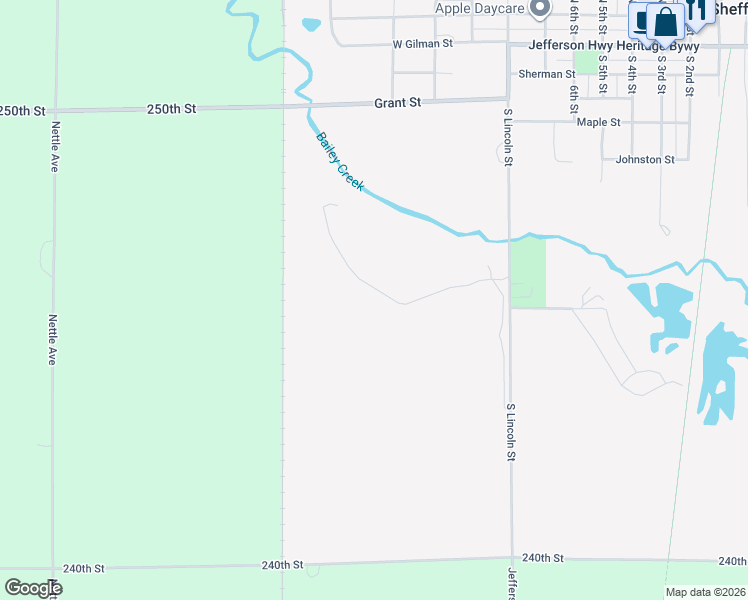 map of restaurants, bars, coffee shops, grocery stores, and more near 413 Brickyard Road in Sheffield
