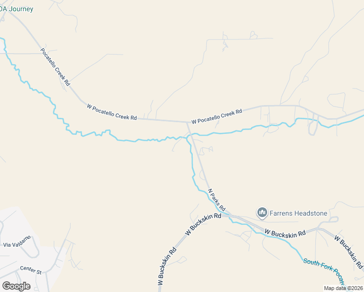 map of restaurants, bars, coffee shops, grocery stores, and more near 8669 North Parks Road in Pocatello