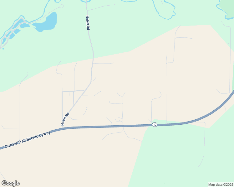 map of restaurants, bars, coffee shops, grocery stores, and more near 90121 Elk Road in Valentine
