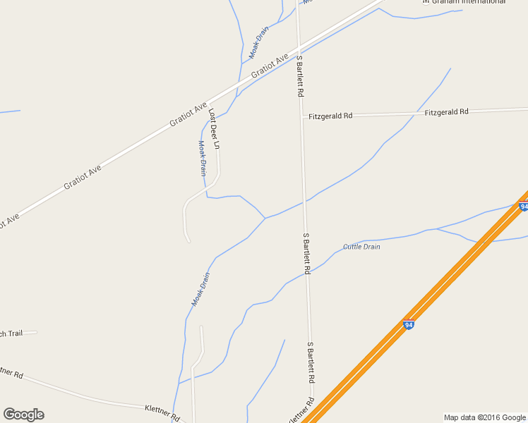 map of restaurants, bars, coffee shops, grocery stores, and more near 640 South Bartlett Road in Saint Clair