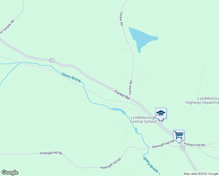 map of restaurants, bars, coffee shops, grocery stores, and more near Forest Road in Lyndeborough