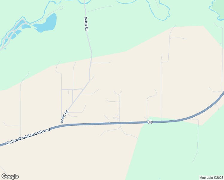 map of restaurants, bars, coffee shops, grocery stores, and more near 90121 Elk Road in Valentine