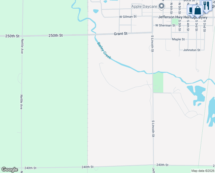 map of restaurants, bars, coffee shops, grocery stores, and more near 413 Brickyard Road in Sheffield