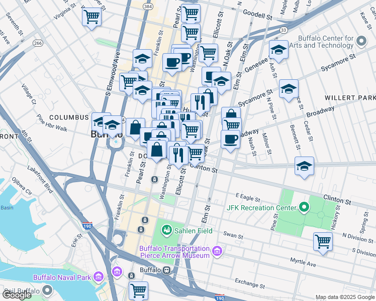 Broadway & Ellicott Street, Buffalo NY Walk Score