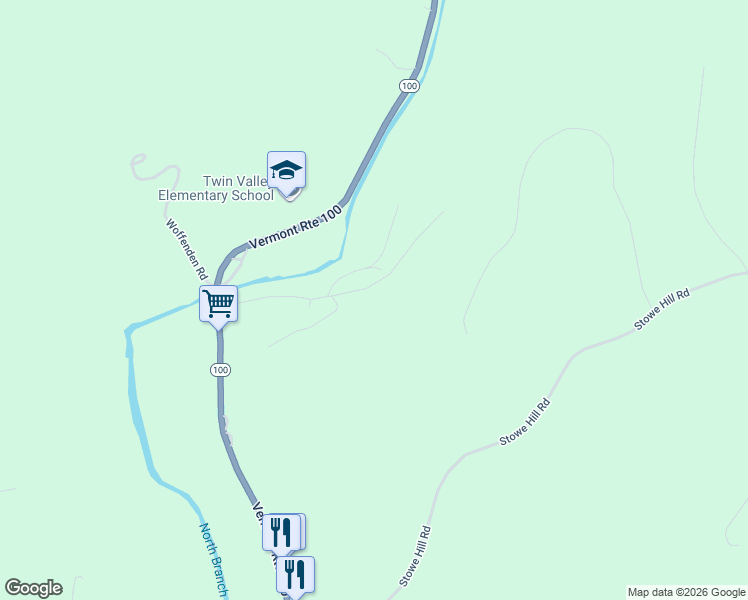 map of restaurants, bars, coffee shops, grocery stores, and more near 75 Happy Haven Road in Wilmington