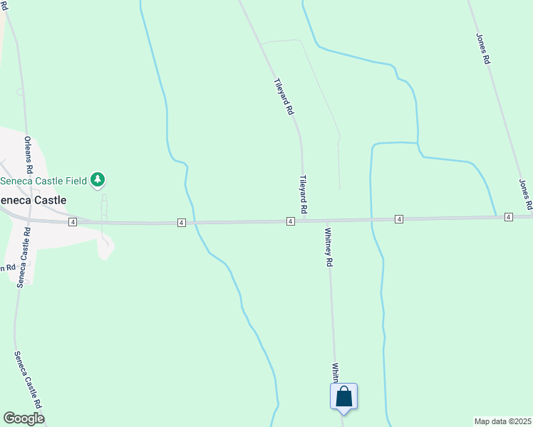 map of restaurants, bars, coffee shops, grocery stores, and more near 1880 County Road 4 in Seneca Castle