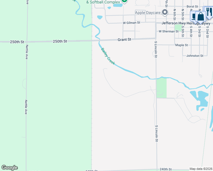 map of restaurants, bars, coffee shops, grocery stores, and more near 426A Brickyard Road in Sheffield