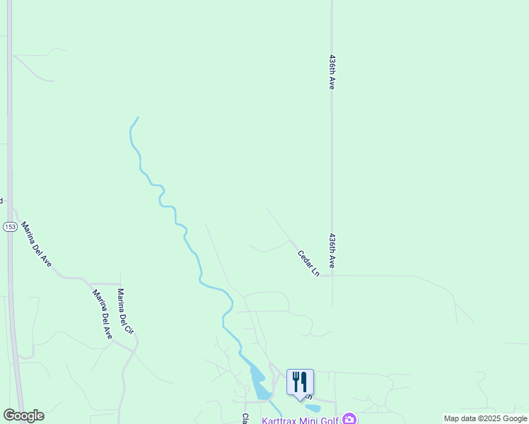 map of restaurants, bars, coffee shops, grocery stores, and more near 143 Yuka Road in Yankton
