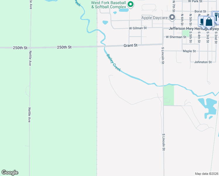 map of restaurants, bars, coffee shops, grocery stores, and more near 426A Brickyard Road in Sheffield