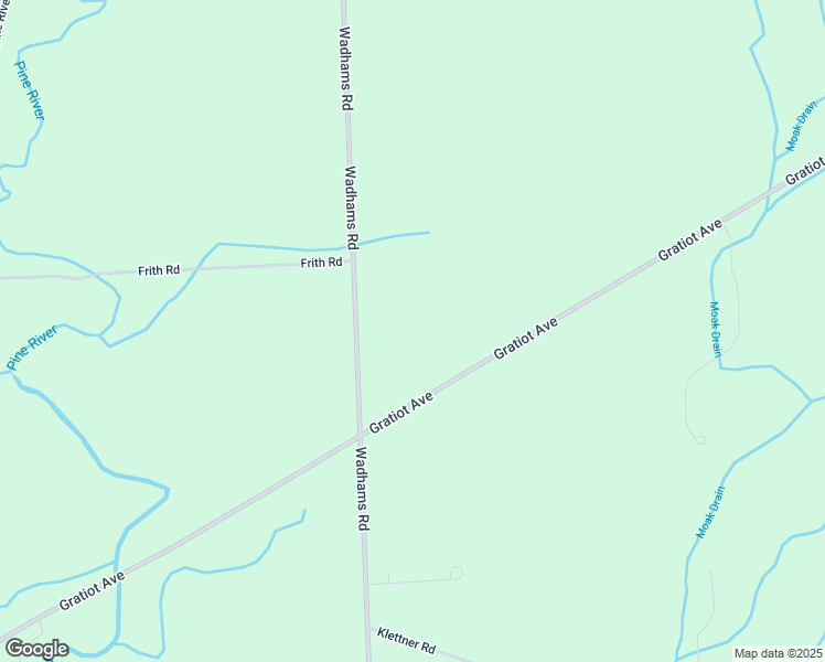 map of restaurants, bars, coffee shops, grocery stores, and more near 5946 Gratiot Avenue in Saint Clair