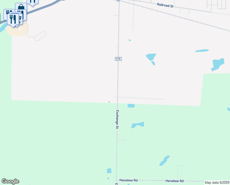 map of restaurants, bars, coffee shops, grocery stores, and more near 914 Exchange Street in Alden
