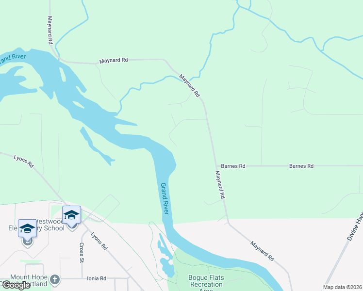 map of restaurants, bars, coffee shops, grocery stores, and more near 8451 Riverest Drive in Portland