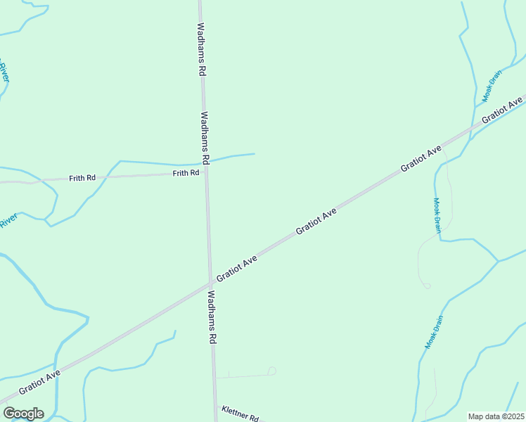 map of restaurants, bars, coffee shops, grocery stores, and more near 5946 Gratiot Avenue in Saint Clair