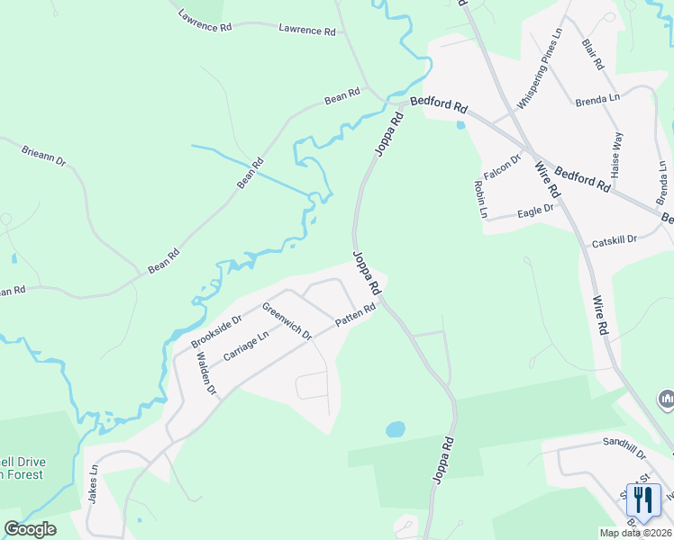 map of restaurants, bars, coffee shops, grocery stores, and more near 9 Heritage Drive in Merrimack