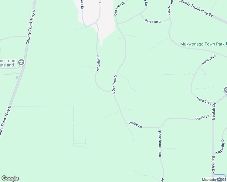 map of restaurants, bars, coffee shops, grocery stores, and more near South Oak Tree Drive in Waukesha County