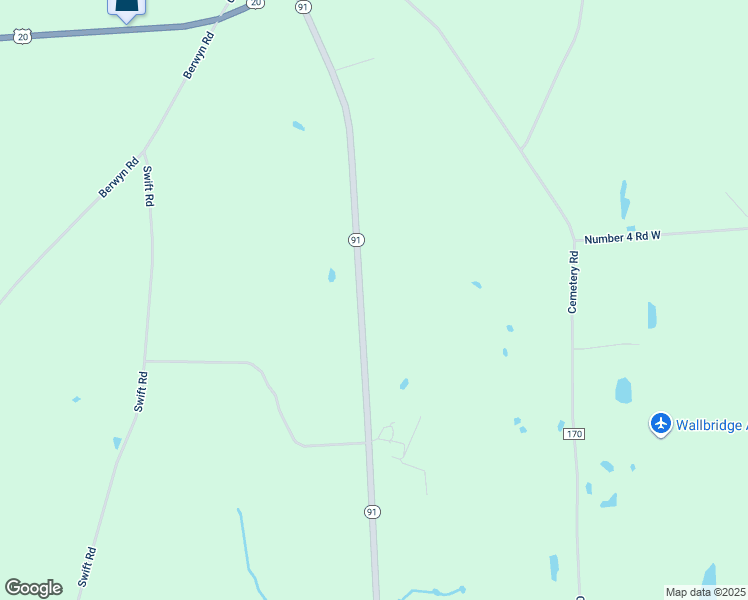 map of restaurants, bars, coffee shops, grocery stores, and more near 2402 New York 91 in Fabius