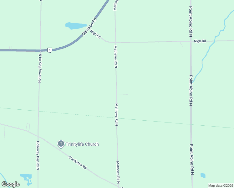 map of restaurants, bars, coffee shops, grocery stores, and more near 490 Mathews Road North in Fort Erie