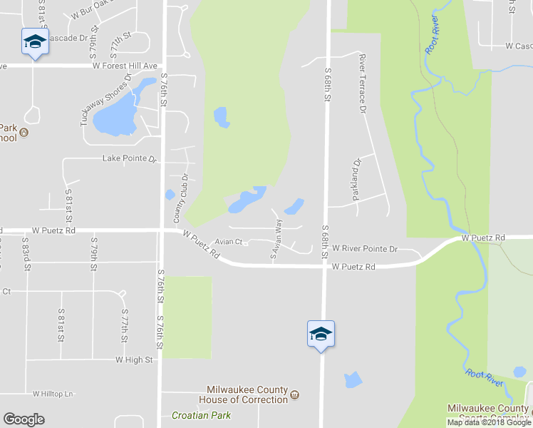 map of restaurants, bars, coffee shops, grocery stores, and more near 8649 South Avian Way in Franklin