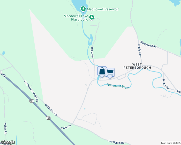 map of restaurants, bars, coffee shops, grocery stores, and more near 27 May Street in Peterborough