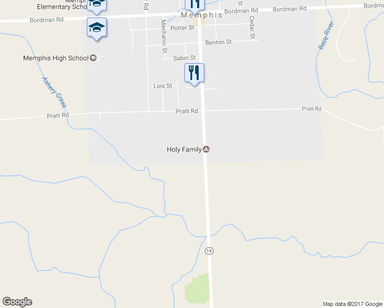 map of restaurants, bars, coffee shops, grocery stores, and more near 79655 South Main Street in Memphis