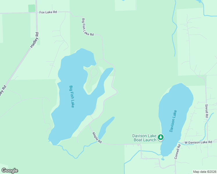 map of restaurants, bars, coffee shops, grocery stores, and more near 5732 Silver Birch Road in Lapeer County