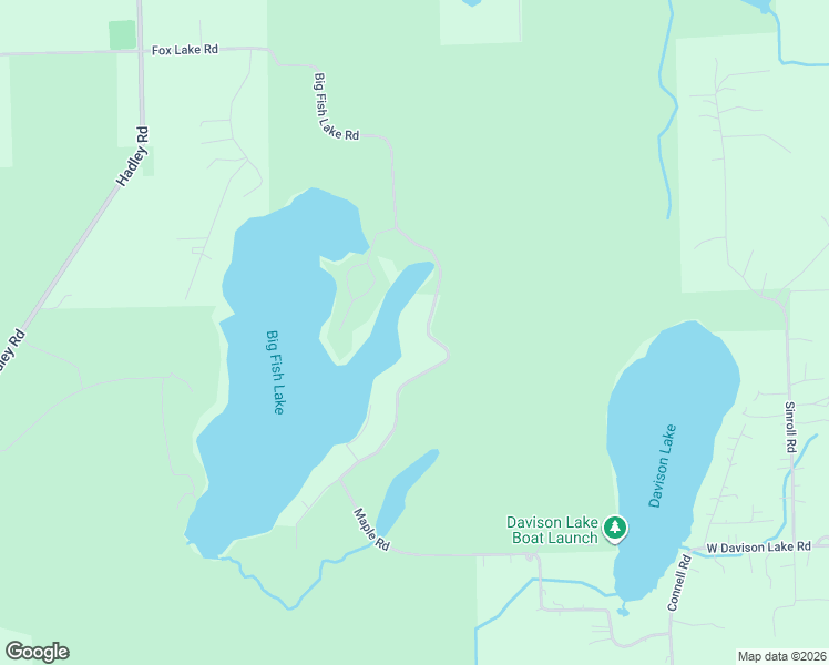 map of restaurants, bars, coffee shops, grocery stores, and more near 5732 Silver Birch Road in Lapeer County