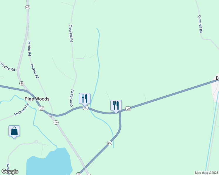 map of restaurants, bars, coffee shops, grocery stores, and more near in Bouckville