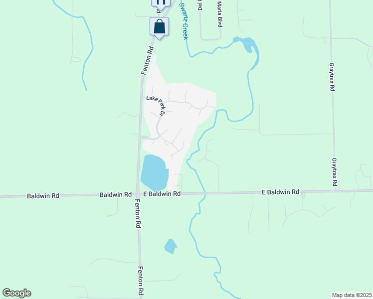 map of restaurants, bars, coffee shops, grocery stores, and more near 9480 Timber Ridge Drive in Grand Blanc