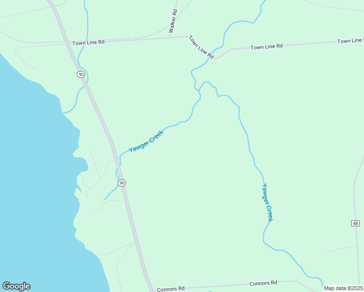 map of restaurants, bars, coffee shops, grocery stores, and more near 5529 New York 90 in Cayuga