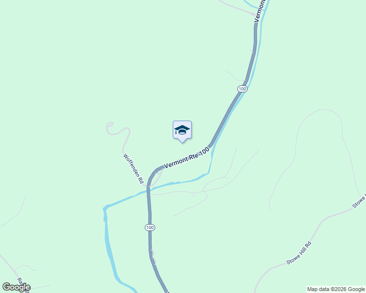 map of restaurants, bars, coffee shops, grocery stores, and more near 360 Vermont Route 100 in Wilmington