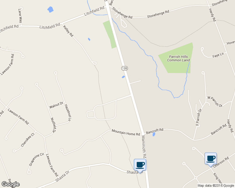 map of restaurants, bars, coffee shops, grocery stores, and more near 13 Fieldstone Drive in Londonderry